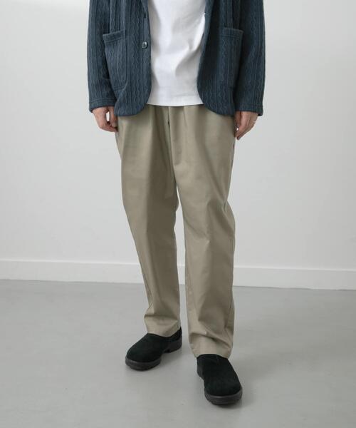 ITEMS URBANRESEARCH（アイテムズ アーバンリサーチ）の「ハイストレッチリラックスパンツ（その他パンツ・メンズ・インディゴブルー/ベージュ/カーキ/ブラック・SMALL/LARGE/MEDIUM）」の11枚目の写真