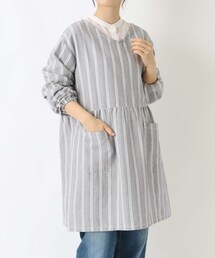212 KITCHEN STORE（トゥワントゥキッチンストア）の「ヘリンボーン織 かっぽうぎ GY（エプロン・レディース）」