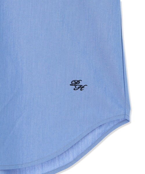 Petit Honfleur(プチオンフルール)の「【レイヤードスタイルに役立つ】レギュラーカラーシャツ【オフィスカジュアルにも◎】【追加生産】(シャツ/ブラウス・レディース・サックスブルー/ネイビー/ホワイト・11号/13号/9号)」の7枚目の写真