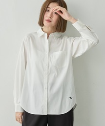 Petit Honfleur（プチオンフルール）の「【レイヤードスタイルに役立つ】レギュラーカラーシャツ【オフィスカジュアルにも◎】【追加生産】（シャツ/ブラウス）」