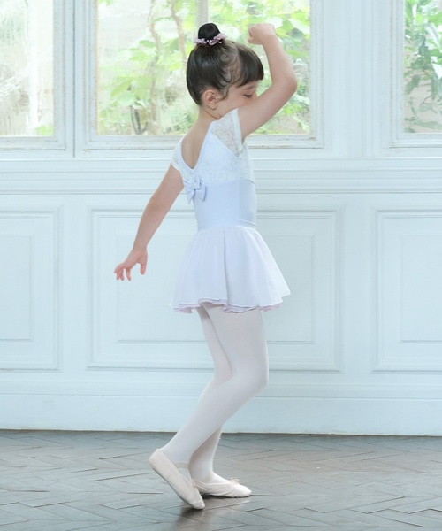 petit main（プティマイン）の「【バレエ】プチリボンシニヨンネット（その他ヘアアクセサリー・キッズ・サックスブルー/ライトピンク・F）」の10枚目の写真