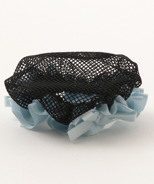 petit main（プティマイン）の「【バレエ】プチリボンシニヨンネット（その他ヘアアクセサリー・キッズ・サックスブルー/ライトピンク・F）」の12枚目の写真