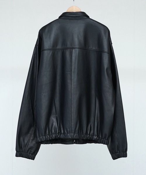 SUNNY  SPORTS（サニースポーツ）の「SUNNY SPORTS サニースポーツ / LEATHER SWING TOP スウィングトップ（ブルゾン・メンズ・ブラック系1/ブラック・MEDIUM/LARGE/X-SMALL）」の17枚目の写真