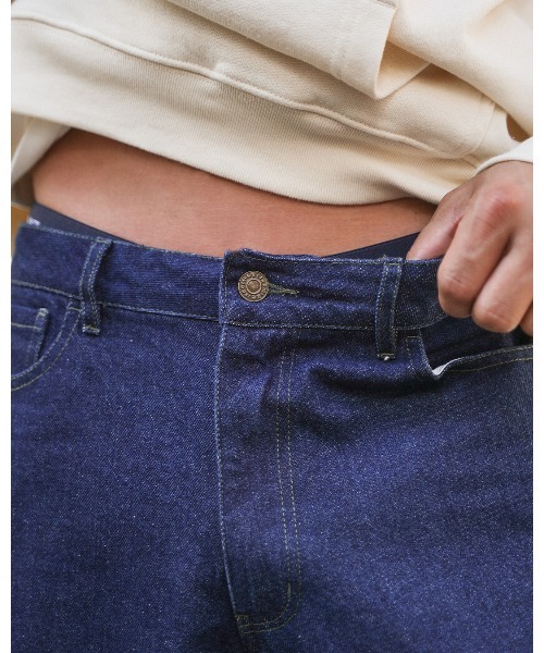 #Re:room(リルーム)の「ワンウォッシュストレートデニムパンツ(デニムパンツ・メンズ・ネイビー・SMALL/MEDIUM/LARGE)」の15枚目の写真