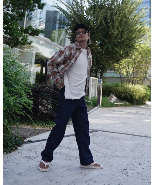 #Re:room(リルーム)の「ワンウォッシュストレートデニムパンツ(デニムパンツ・メンズ・ネイビー・SMALL/MEDIUM/LARGE)」の5枚目の写真