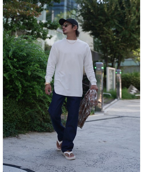 #Re:room(リルーム)の「ワンウォッシュストレートデニムパンツ(デニムパンツ・メンズ・ネイビー・SMALL/MEDIUM/LARGE)」の19枚目の写真