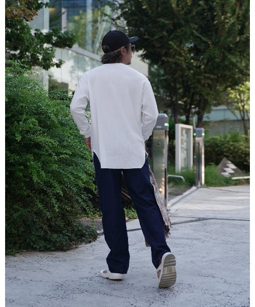 #Re:room(リルーム)の「ワンウォッシュストレートデニムパンツ(デニムパンツ・メンズ・ネイビー・SMALL/MEDIUM/LARGE)」の18枚目の写真