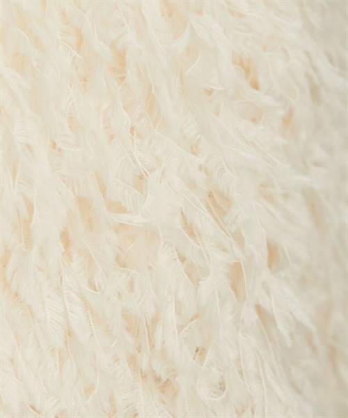 nissen（ニッセン）の「ラメシャギーキャミソール（ベスト・レディース・ブラック/オフホワイト・M/L）」の12枚目の写真