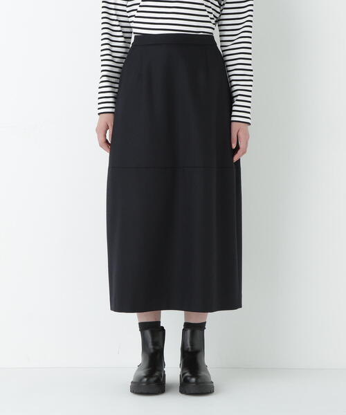 human woman（ヒューマンウーマン）の「◆ウールサキソニーコクーンスカート（スカート・レディース・ベージュ系その他2/ネイビー・SMALL/MEDIUM）」の20枚目の写真