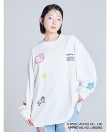 ハローキティコラボ | hello kitty x little sunny bite frill long tee(Tシャツ/カットソー)