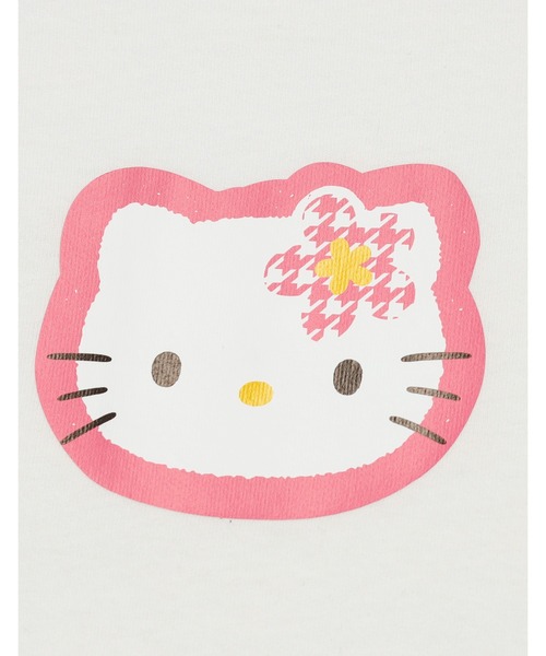 ハローキティコラボ（ハローキティコラボ）の「hello kitty x little sunny bite frill long tee（Tシャツ/カットソー・レディース・ホワイト/ピンク/ブラック・SMALL/MEDIUM）」の7枚目の写真