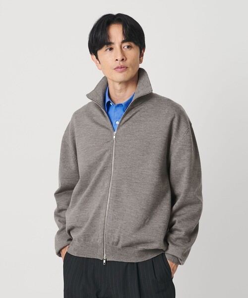 BEAUTY&YOUTH UNITED ARROWS（ビューティーアンドユースユナイテッドアローズ）の「ハイブリッド ウール ドライバーズ ジャケット（カーディガン/ボレロ・メンズ・ブラック/ベージュ・L/S/M/XL）」の4枚目の写真