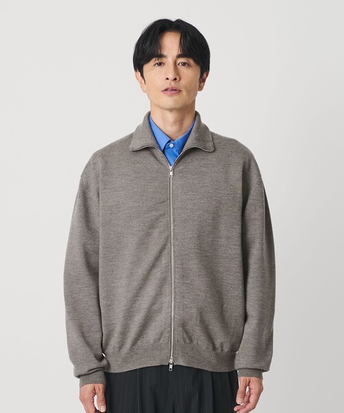 BEAUTY&YOUTH UNITED ARROWS（ビューティーアンドユースユナイテッドアローズ）の「ハイブリッド ウール ドライバーズ ジャケット（カーディガン/ボレロ・メンズ・ブラック/ベージュ・L/S/M/XL）」の12枚目の写真