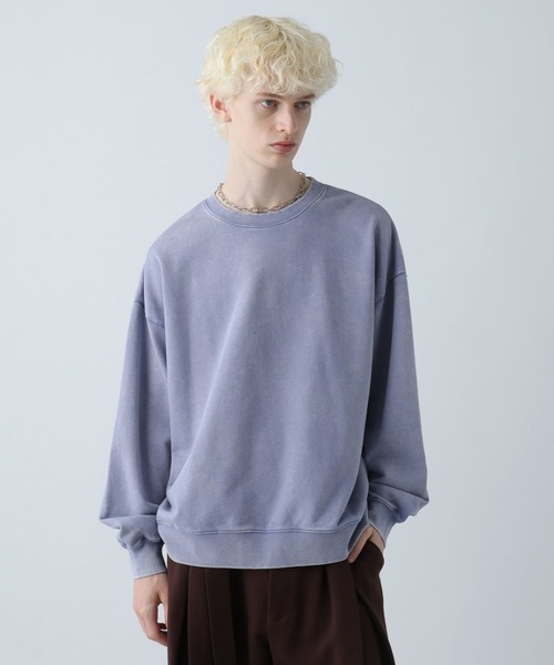 HARE(ハレ)の「ピグメントバックプリントスウェット(HARE)(スウェット・メンズ・ブラック/グレー/ブルー/レッド・MEDIUM/SMALL)」の17枚目の写真