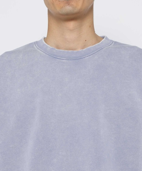 HARE(ハレ)の「ピグメントバックプリントスウェット(HARE)(スウェット・メンズ・ブラック/グレー/ブルー/レッド・MEDIUM/SMALL)」の22枚目の写真