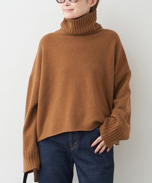 タグ付⭐︎Deuxieme Classe Cropped タートルネック ニット Cropped タートルネック ニット（ニット/セーター）｜Deuxieme Classe