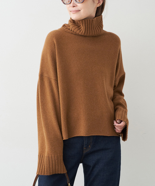 【Deuxieme Classe】美品*Cropped タートルネック ニット Cropped タートルネック ニット（ニット／セーター）｜Deuxieme Classe