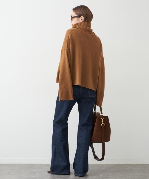 Cropped タートルネック ニット（ニット/セーター）｜Deuxieme Classe