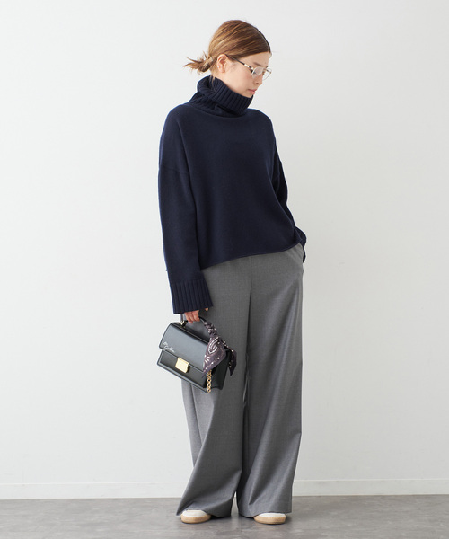 Cropped タートルネック ニット（ニット/セーター）｜Deuxieme Classe