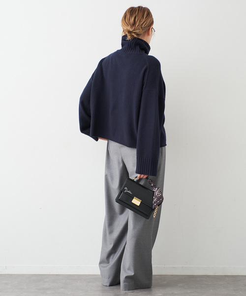 Cropped タートルネック ニット（ニット/セーター）｜Deuxieme Classe