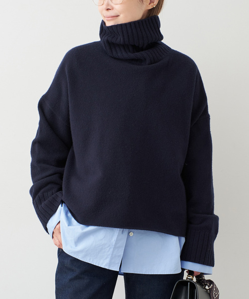 nobu様✨ドゥーズィエムクラス ニット タートルネック ドルマンスリーブ Cropped タートルネック ニット（ニット/セーター）｜Deuxieme Classe