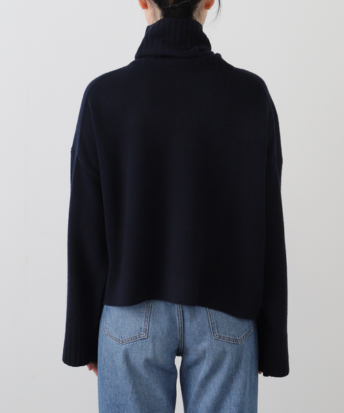 Cropped タートルネック ニット（ニット/セーター）｜Deuxieme Classe