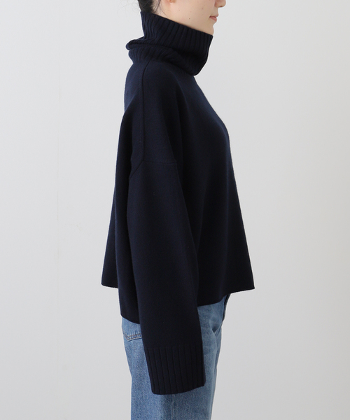 Cropped タートルネック ニット（ニット/セーター）｜Deuxieme Classe