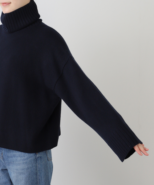 Cropped タートルネック ニット（ニット/セーター）｜Deuxieme Classe