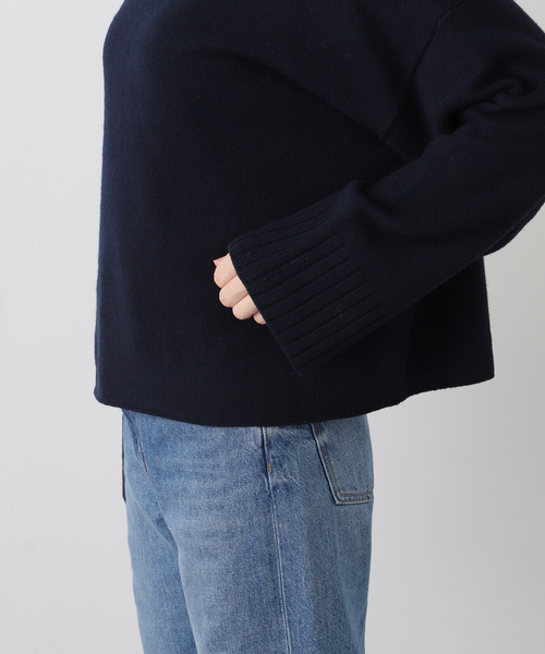 Cropped タートルネック ニット（ニット/セーター）｜Deuxieme Classe