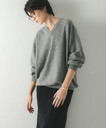 URBAN RESEARCH | ウール100 Vネックルーズソフトニット(ニット/セーター)