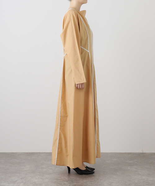 BASERANGE(ベースレンジ)の「BASERANGE NIKA DRESS DRNI-PO-WI25:ワンピース(ワンピース・レディース・ブラウン・SMALL)」の6枚目の写真