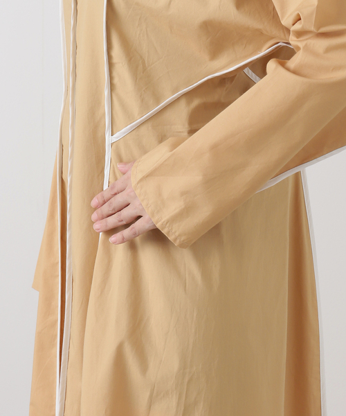 BASERANGE(ベースレンジ)の「BASERANGE NIKA DRESS DRNI-PO-WI25:ワンピース(ワンピース・レディース・ブラウン・SMALL)」の8枚目の写真