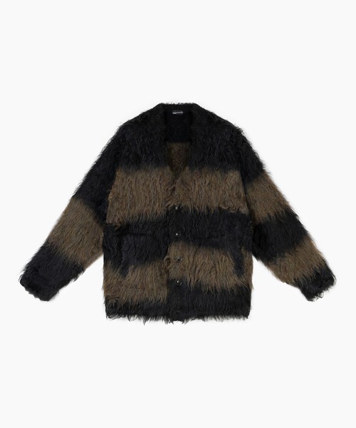 Ladmusician シャギーカーディガン SHAGGY BORDER KNIT CARDIGAN（カーディガン/ボレロ）｜LAD MUSICIAN