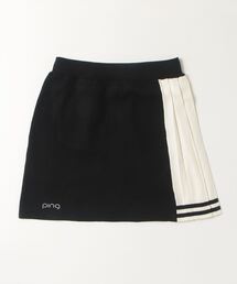 ○★新品未使用　PING（ピン）　バイアスロゴ　スカート　M　ブラック サテンバイアススカート'(F CHARCOAL GRAY): スカート｜PMbox