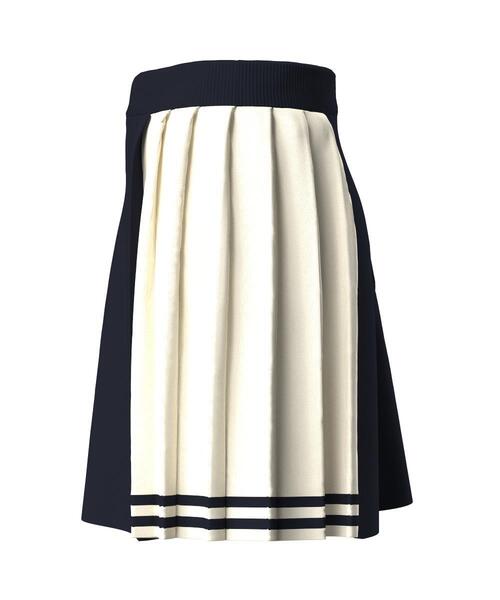 セール】【PING APPAREL】サイドプリーツバイカラースカート ＜LADIES