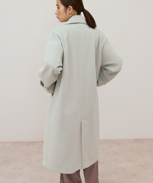 AMERICAN HOLIC（アメリカンホリック）の「ルーズチェスターコート（その他アウター・レディース・チャコールグレー/ライトベージュ/ミント・L/M）」の19枚目の写真