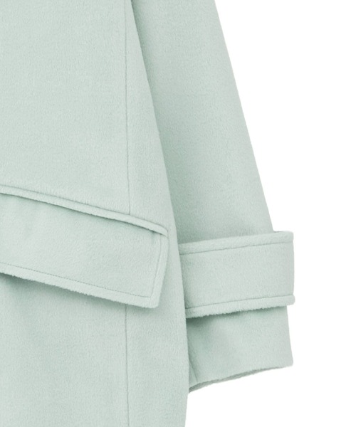 AMERICAN HOLIC（アメリカンホリック）の「ルーズチェスターコート（その他アウター・レディース・チャコールグレー/ライトベージュ/ミント・L/M）」の15枚目の写真