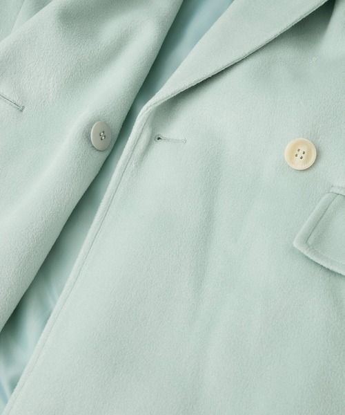 AMERICAN HOLIC（アメリカンホリック）の「ルーズチェスターコート（その他アウター・レディース・チャコールグレー/ライトベージュ/ミント・L/M）」の17枚目の写真