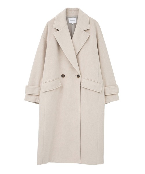 AMERICAN HOLIC（アメリカンホリック）の「ルーズチェスターコート（その他アウター・レディース・チャコールグレー/ライトベージュ/ミント・L/M）」の11枚目の写真