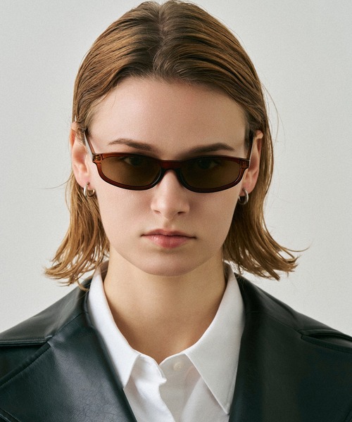 NUEF （ヌエフ）の「スクエアサングラス｜カラーレンズ｜トレンド｜紫外線対策｜UVカット｜サングラス｜NUEF｜COLOR SUNGLASSES（メガネ・レディース・ブラウン/ブラック系その他/クリアブラック/ブラック/ブラウン系その他・FREE）」の8枚目の写真