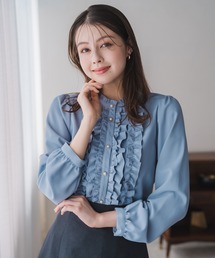 MISCH MASCH | 2025秋冬新作 フリルギャザーブラウス(シャツ/ブラウス)