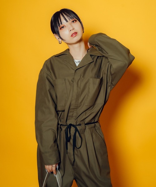 Subciety(サブサエティ)の「【WOMEN】All in one(つなぎ/オールインワン・レディース・オリーブ/ブラック・FREE)」の15枚目の写真