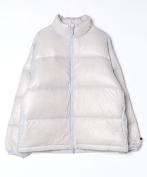 メンズのダウンジャケット/コート（シルバー/銀色系・フードなし