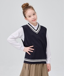 Kappa/FILA｜カッパ/フィラ（キッズ）のベスト（ブルー・ネイビー/青色