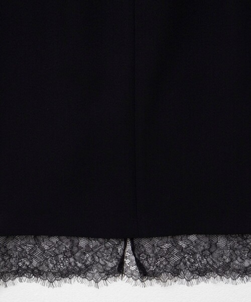 NOLLEY’S Sophi（ノーリーズソフィ）の「レースレイヤードタイトスカート（スカート・レディース・ブラック・34/36/38）」の16枚目の写真