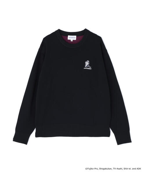 新品■17,600円【ジャックバニー】メンズ　セーター　5/L ドラえもん Jack Bunny!!（ジャックバニー） ジャックバニー×ドラえもん セーター