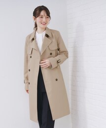 index（インデックス）の「トレンチコート【洗濯機OK/撥水/花粉対応】《XS～3L》（トレンチコート）」