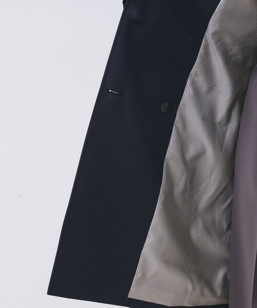 index（インデックス）の「トレンチコート【洗濯機OK/撥水/花粉対応】《XS～3L》（トレンチコート・レディース・ネイビー/ベージュ/ベージュ系その他7/ブラウン系その他7/サックスブルー・38/36/40/34/44/42）」の12枚目の写真