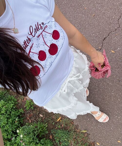 BITTER CELLS（ビターセルズ）の「スカーレットT-ホワイト（Tシャツ/カットソー・レディース・その他・FREE）」の6枚目の写真