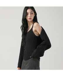Adel Bolero Cardigan Knit Set BLACK
